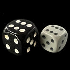 Chessex Opaque Grey & Black 36 x D6 Dice Set