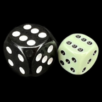Chessex Opaque Pastel Green & Black 36 x D6 Dice Set