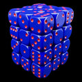 Chessex Opaque Purple & Red 36 x D6 Dice Set - Discontinued