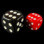 Chessex Opaque Red & Silver 36 x D6 Dice Set - Discontinued