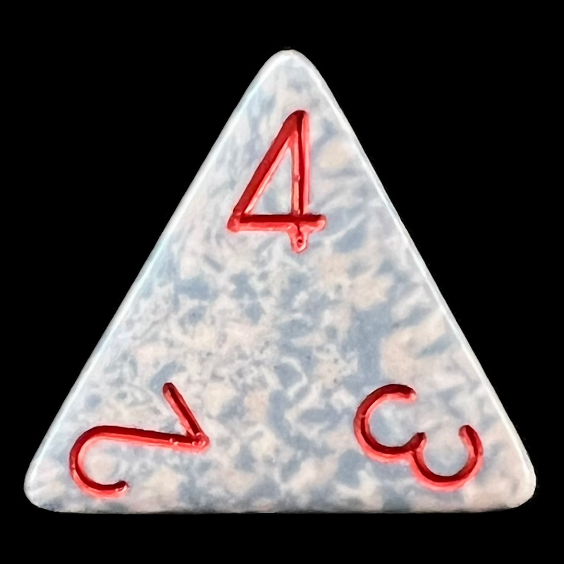 Chessex Speckled Air D4 Dice