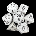 Chessex Speckled Arctic Camo 7 Dice Polyset