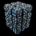 Chessex Speckled Blue Stars 36 x D6 Dice Set