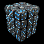 Chessex Speckled Blue Stars 36 x D6 Dice Set