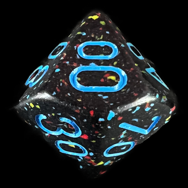 Chessex Speckled Blue Stars Percentile Dice