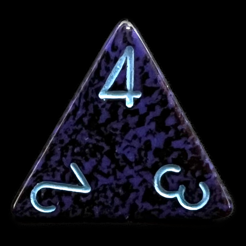 Chessex Speckled Cobalt D4 Dice