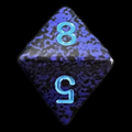 Chessex Speckled Cobalt D8 Dice