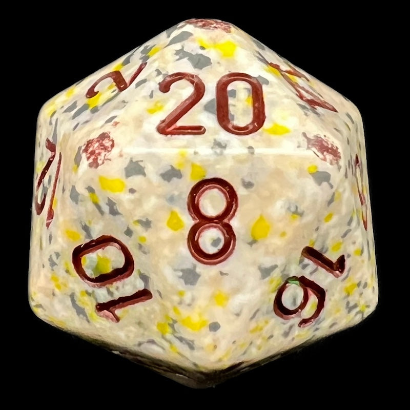 Chessex Speckled Desert Camo D20 Dice - OUT OF PRODUCTION