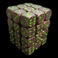 Chessex Speckled Earth 36 x D6 Dice Set