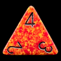 Chessex Speckled Fire D4 Dice