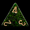 Chessex Speckled Golden Recon D4 Dice