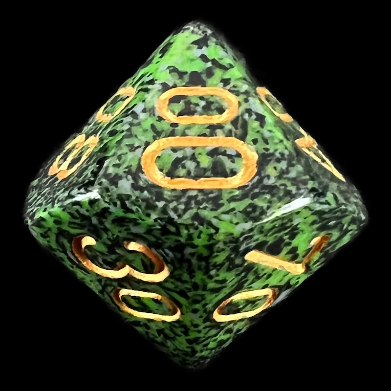 Chessex Speckled Golden Recon Percentile Dice