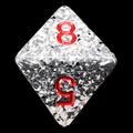 Chessex Speckled Granite D8 Dice