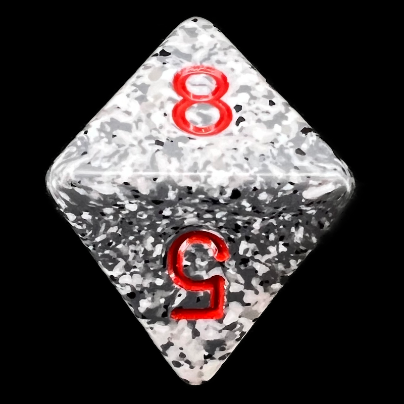 Chessex Speckled Granite D8 Dice