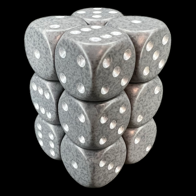 Chessex Speckled Hi Tech 12 x D6 Dice Set