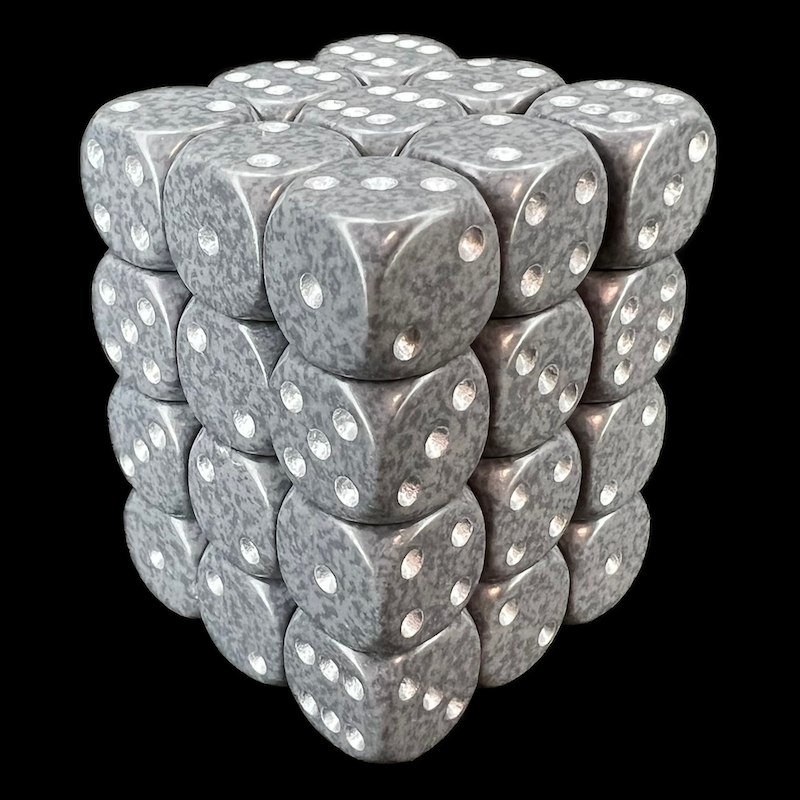 Chessex Speckled Hi Tech 36 x D6 Dice Set