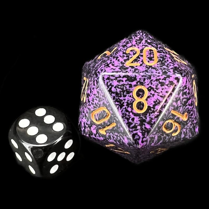 Chessex Speckled Hurricane JUMBO 34mm D20 Dice