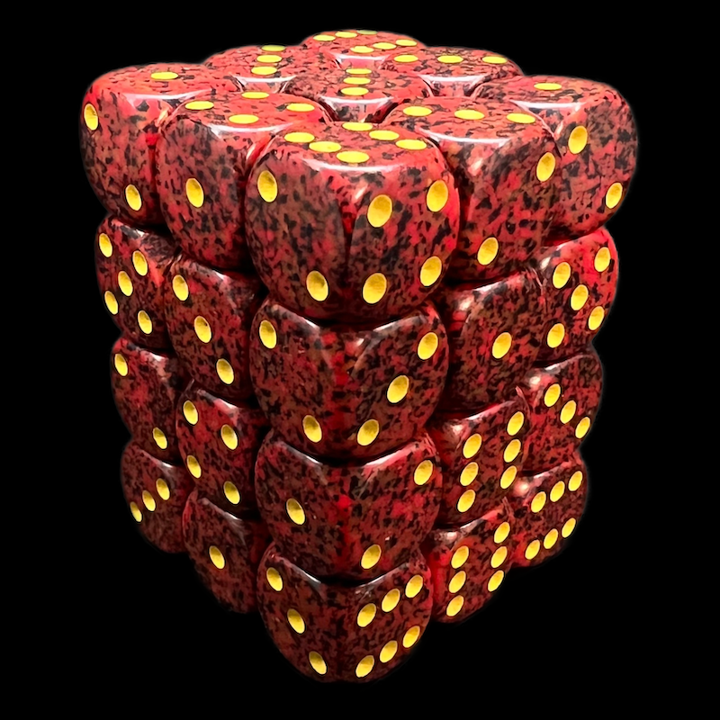 Chessex Speckled Mercury 36 x D6 Dice Set