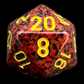 Chessex Speckled Mercury D20 Dice