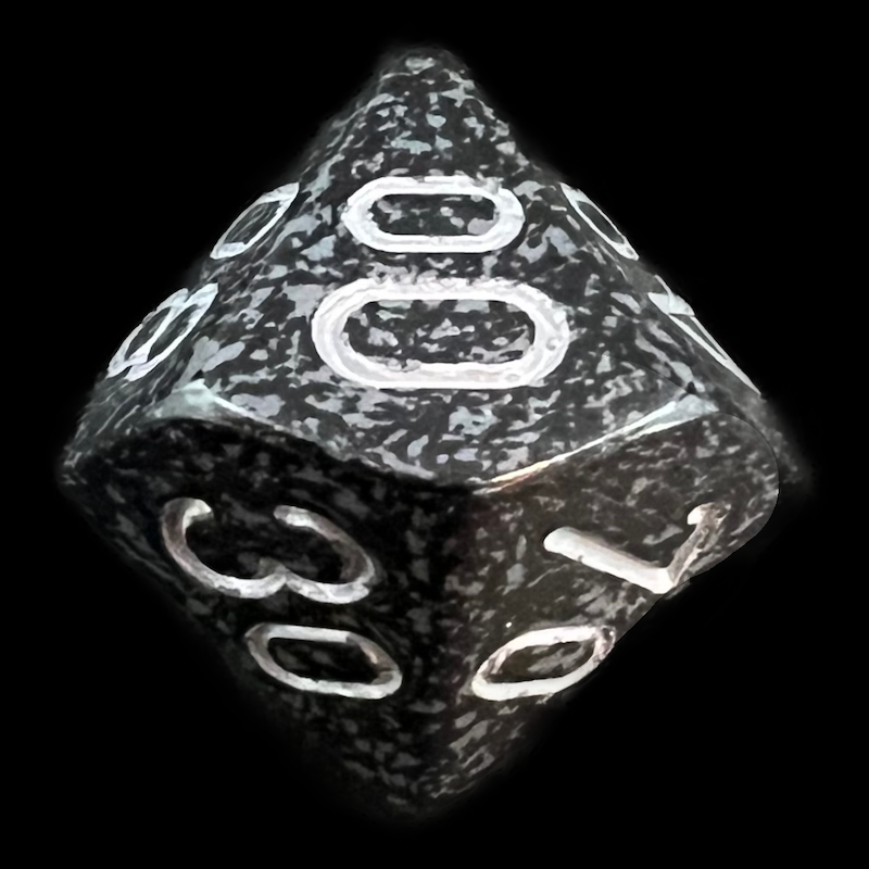 Chessex Speckled Ninja Percentile Dice