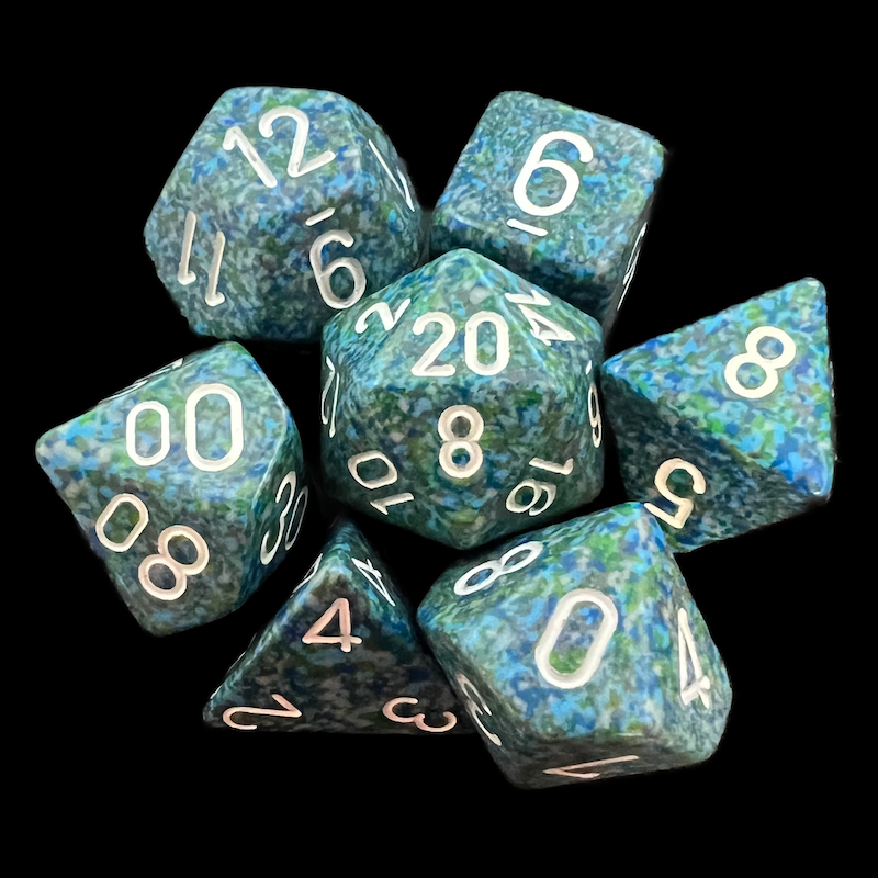 Chessex Speckled Sea 7 Dice Polyset