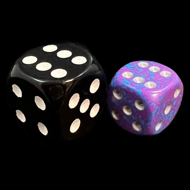 Chessex Speckled Silver Tetra 36 x D6 Dice Set