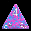 Chessex Speckled Silver Tetra D4 Dice