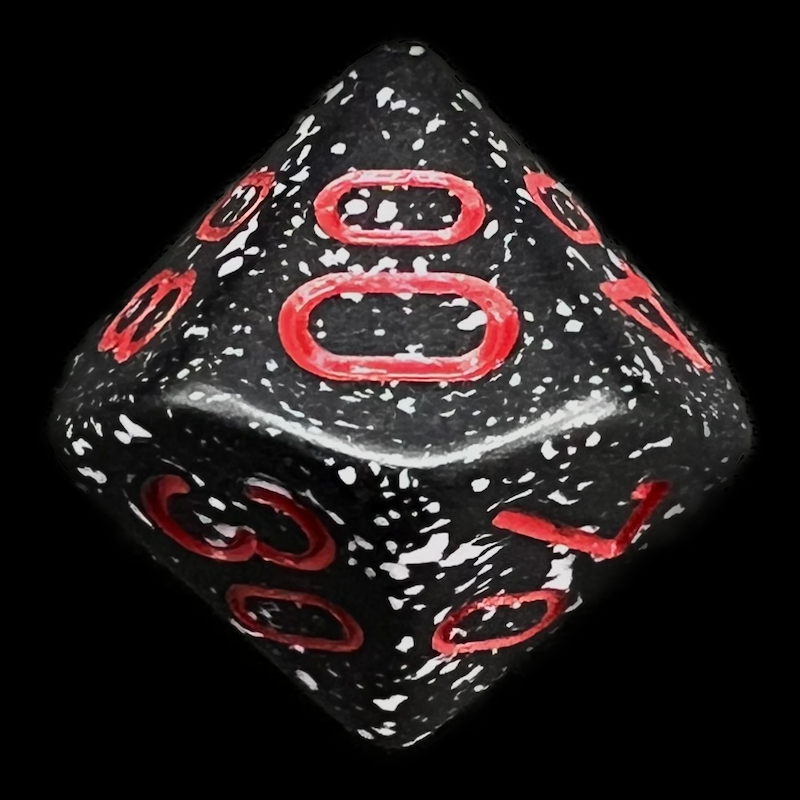 Chessex Speckled Space Percentile Dice