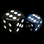 Chessex Speckled Stealth 36 x D6 Dice Set