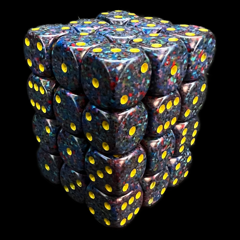 Chessex Speckled Twilight 36 x D6 Dice Set