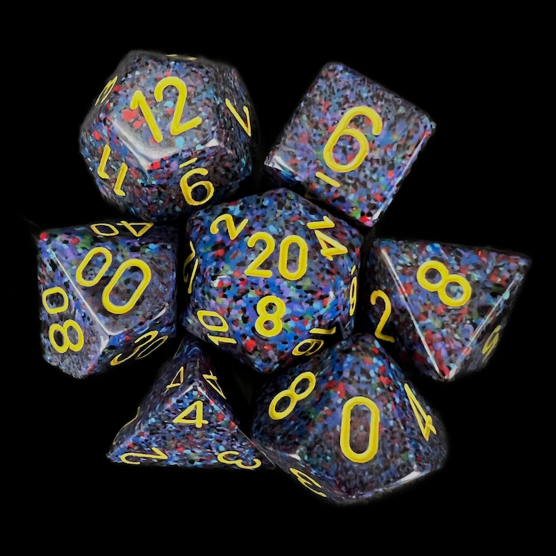 Chessex Speckled Twilight 7 Dice Polyset