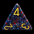 Chessex Speckled Twilight D4 Dice