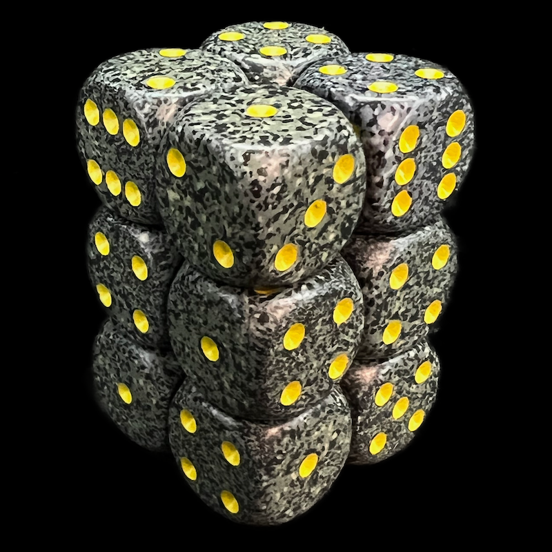 Chessex Speckled Urban Camo 12 x D6 Dice Set
