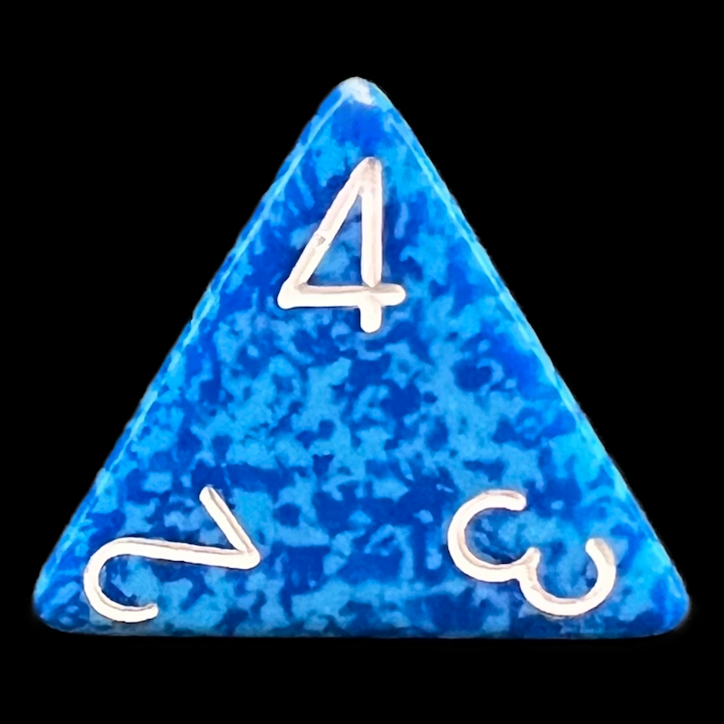 Chessex Speckled Water D4 Dice