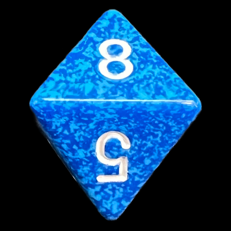 Chessex Speckled Water D8 Dice