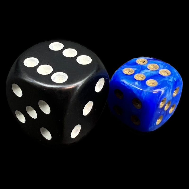 Chessex Vortex Blue 36 x D6 Dice Set