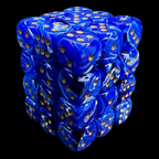 Chessex Vortex Blue 36 x D6 Dice Set