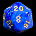 Chessex Vortex Blue D20 Dice