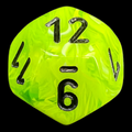 Chessex Vortex Bright Green D12 Dice