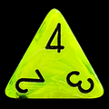 Chessex Vortex Bright Green D4 Dice