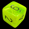 Chessex Vortex Bright Green D6 Dice