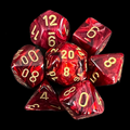 Chessex Vortex Burgundy 7 Dice Polyset