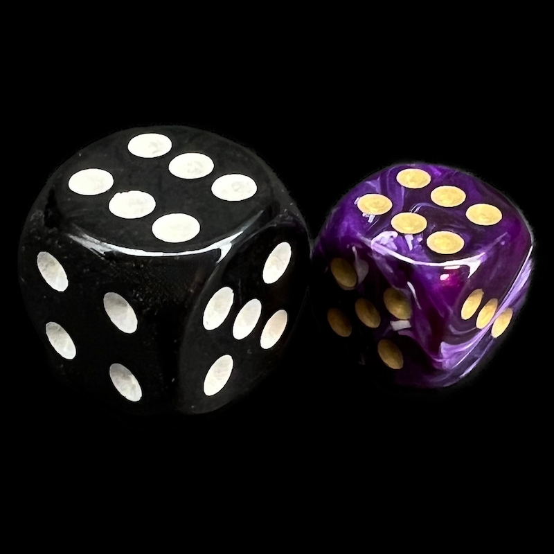 Chessex Vortex Purple 36 x D6 Dice Set