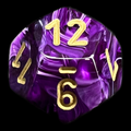 Chessex Vortex Purple D12 Dice