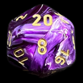 Chessex Vortex Purple D20 Dice