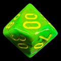 Chessex Vortex Slime Percentile Dice - Discontinued