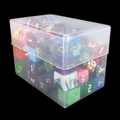 CLEARANCE TDSO Large Clear Card Holder Dice Storage Box