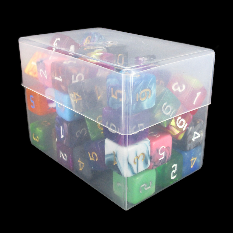 CLEARANCE TDSO Large Clear Card Holder Dice Storage Box