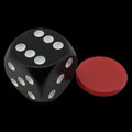 Counters Red Round 15mm