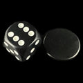 Counters Black Round 22mm